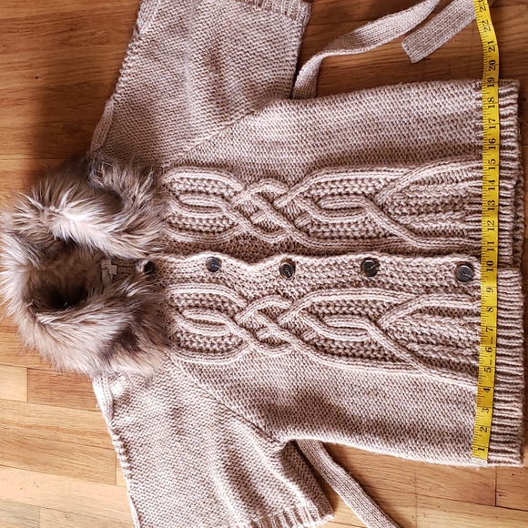 Ann Taylor Loft Button & Belted Cable Knit Cardigan Sweater Women's Size XSmall - Picture 7 of 15